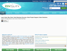 Tablet Screenshot of dev.ontility.com
